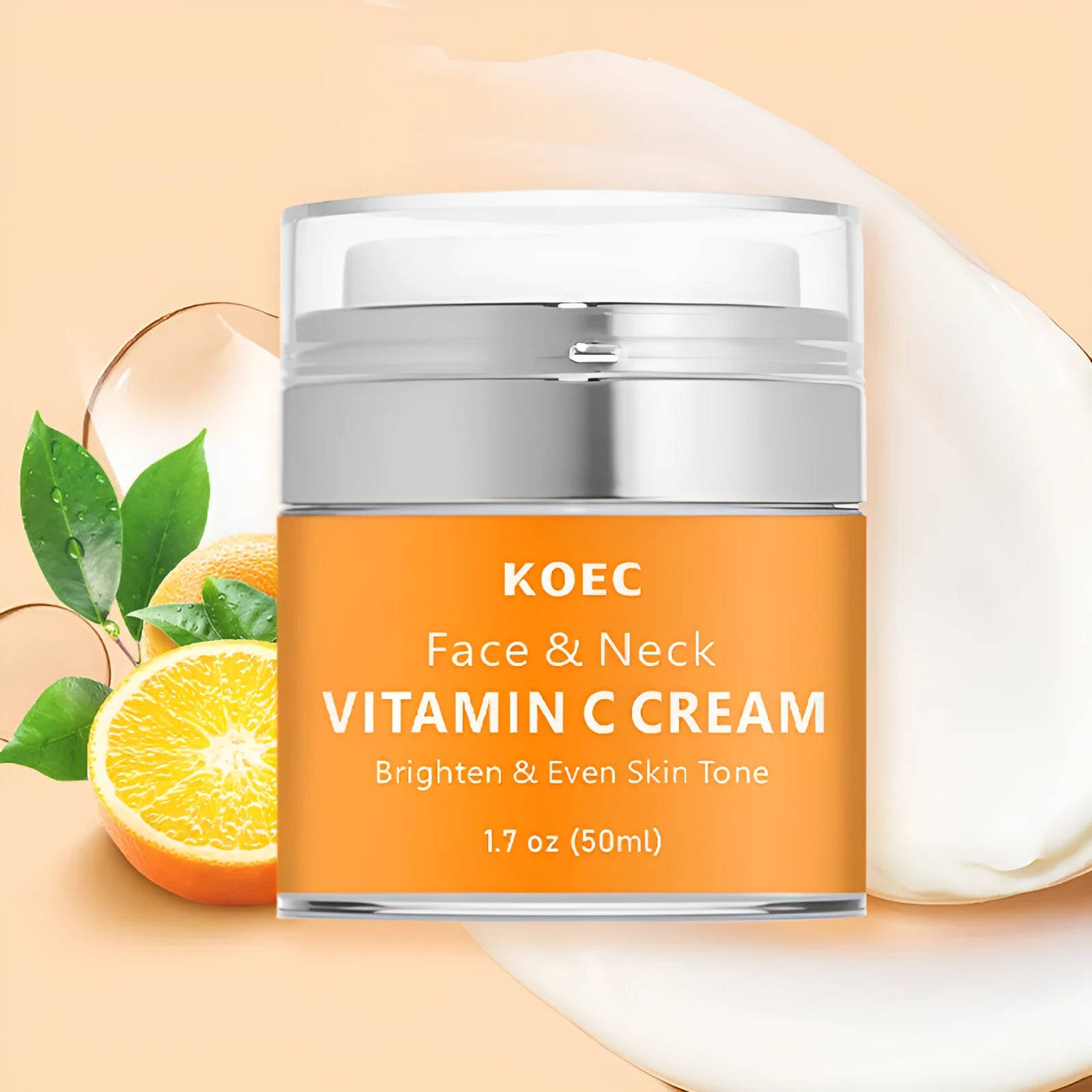 KOEC Retinol Neck Cream 50g jar for face and neck moisturising