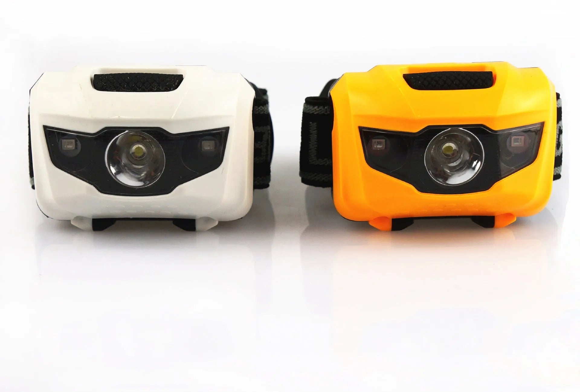 Cat Eye 2 Generation waterproof headlight with white and red LEDs for outdoor activities