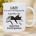 Ceramic thermal transfer mug with photographic image display in creative design 11 oz capacity