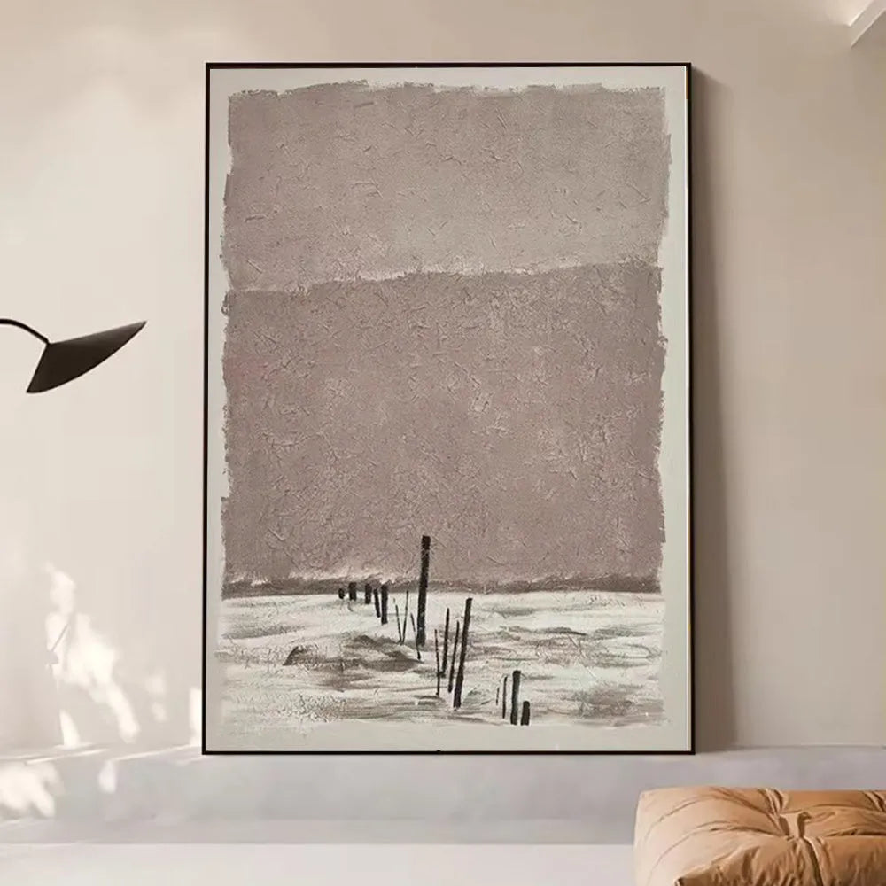 Handmade oil painting abstract canvas wall art rolled frameless unstretched, available in sizes from 40x60cm to 120x180cm