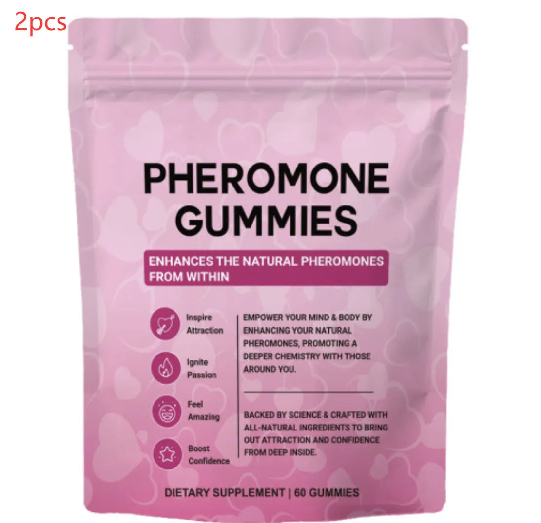 60 edible pheromone gummy tablets for pantry moth and fly control in household settings