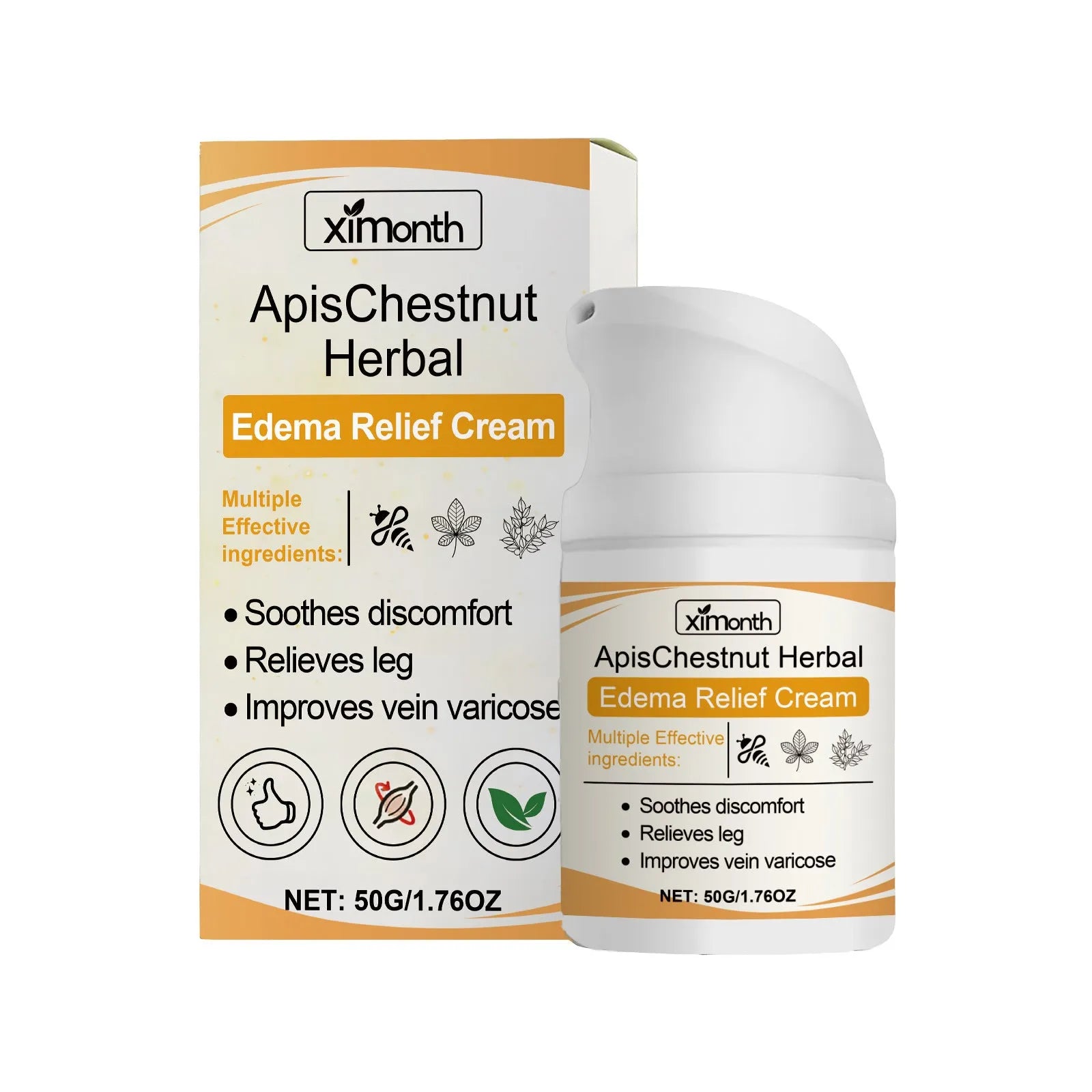 A 50g jar of daily moisturising neck cream with botanical active ingredients.