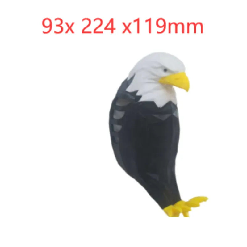 Eagle shape 3D printed wall lamp creating shadow art lighting for home decor