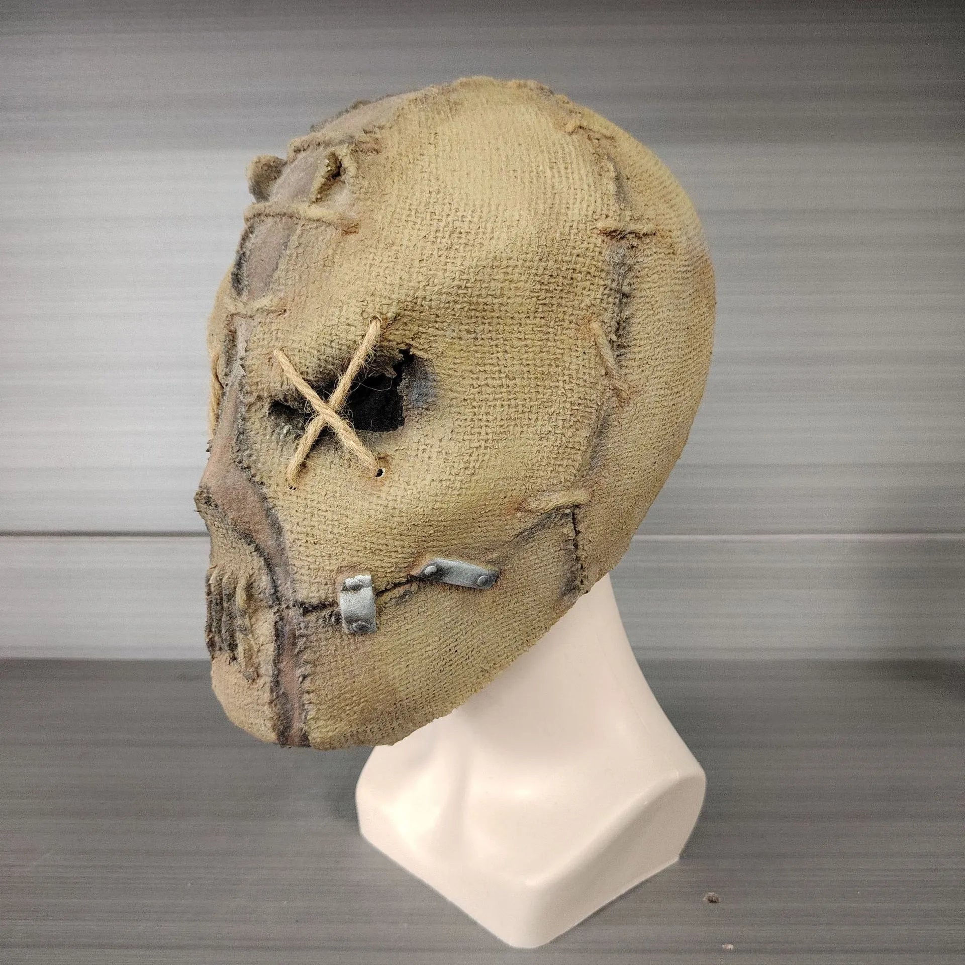 Latex scar skull horror mask head cover for Halloween and carnival costumes