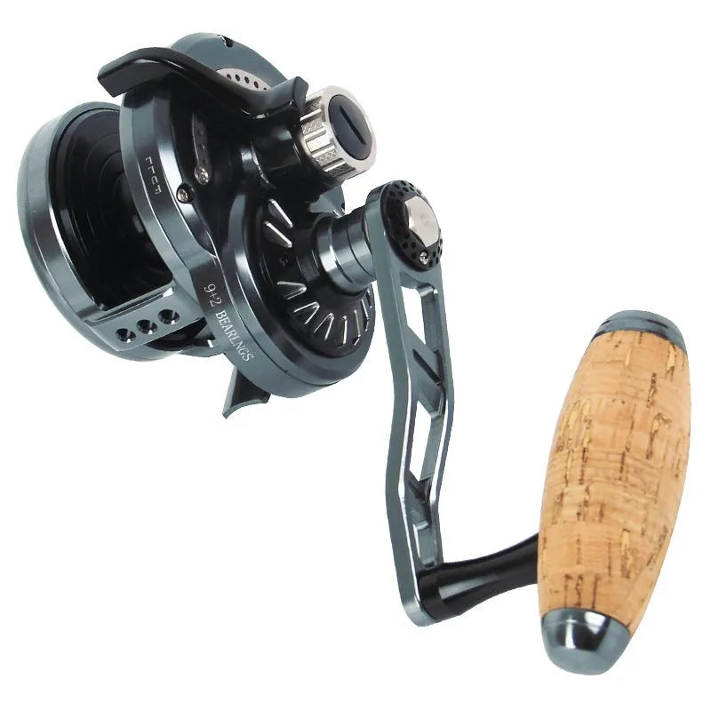 Portable fishing line wrapping device in fishing line cable winder colour