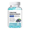 Creatine monohydrate supplement gummies in a pack containing 60 pieces requiring cold storage