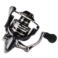 Fishing Reel Metal Spinning Wheel AC2000 AC3000 AC4000 AC5000 AC6000 AC7000 Lightweight Thickened Durable Full Metal Rocker Arm Waterproof Smooth Outlet No Line Damage Telescopic Rod Bait Fishing Reel