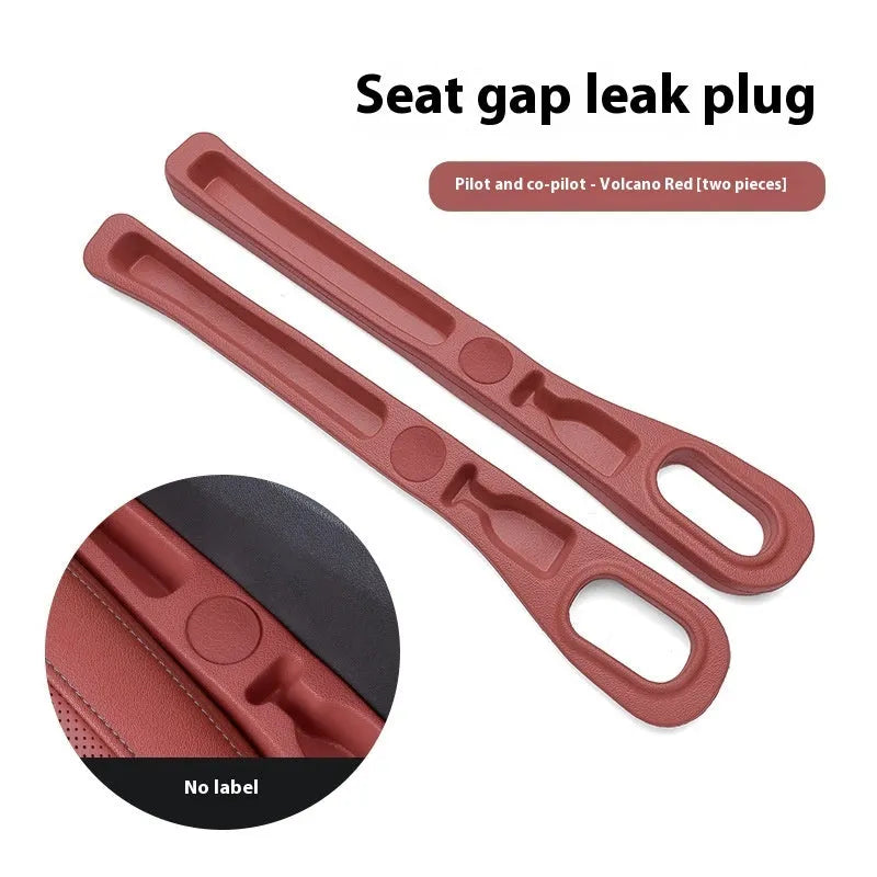 Car seat leak-proof plug storage box in beige EVA with roller and handle