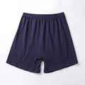 Men's solid colour high-waist boxer shorts in modal fabric, shown in multiple colours.