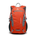 20-litre backpack shown in various colours including black, blue, green, orange, red, rose red, and turquoise