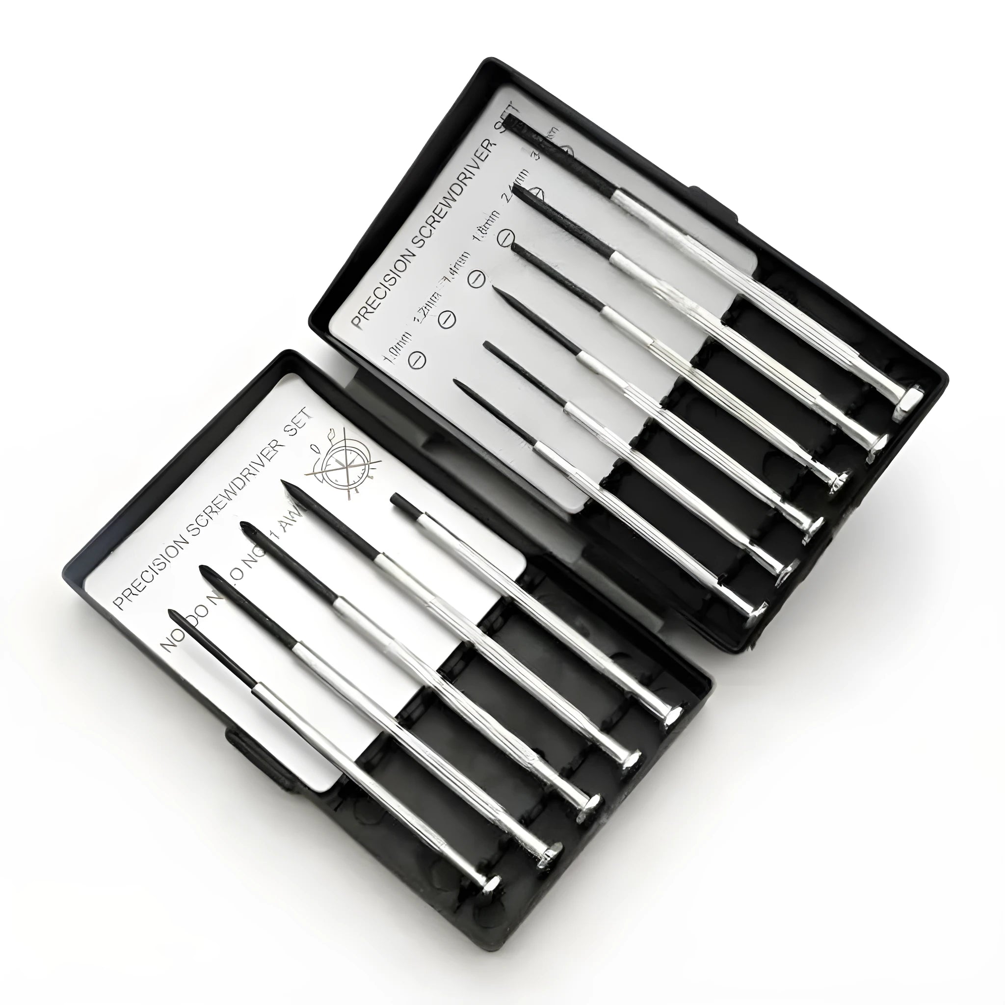 TH-6177 11-piece clock screwdriver set with cross and slotted heads for electronics repair