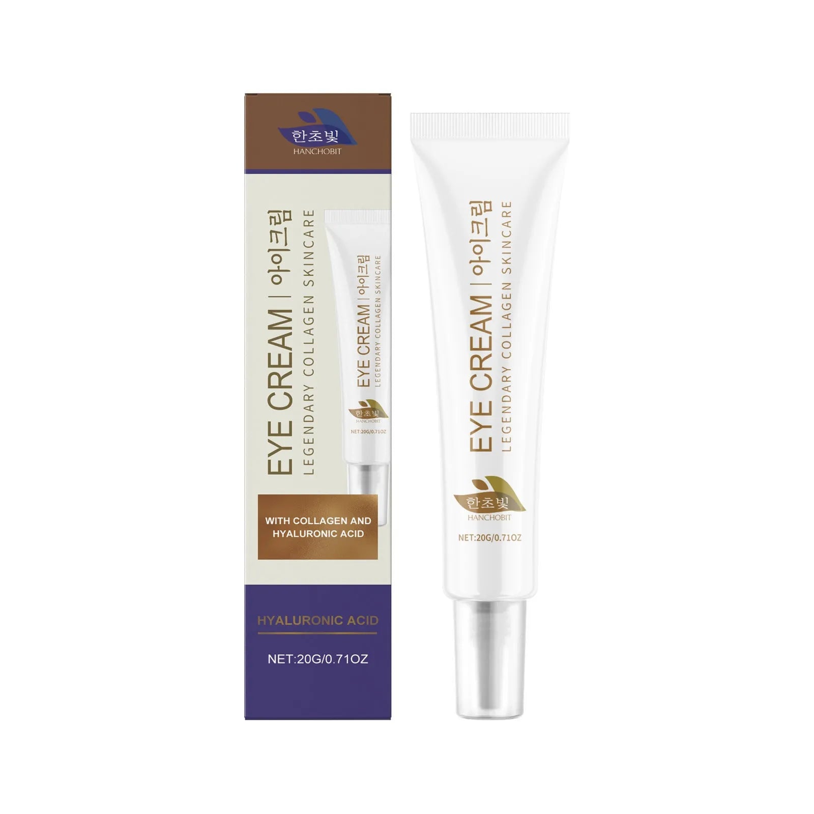 20g jar of collagen and hyaluronic acid eye cream for under-eye moisture