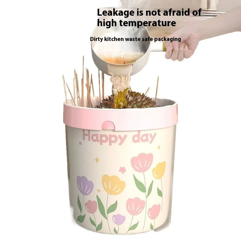 Pink drawstring garbage bags with argy wormwood for mosquito repellent, sized 44cm by 48cm.