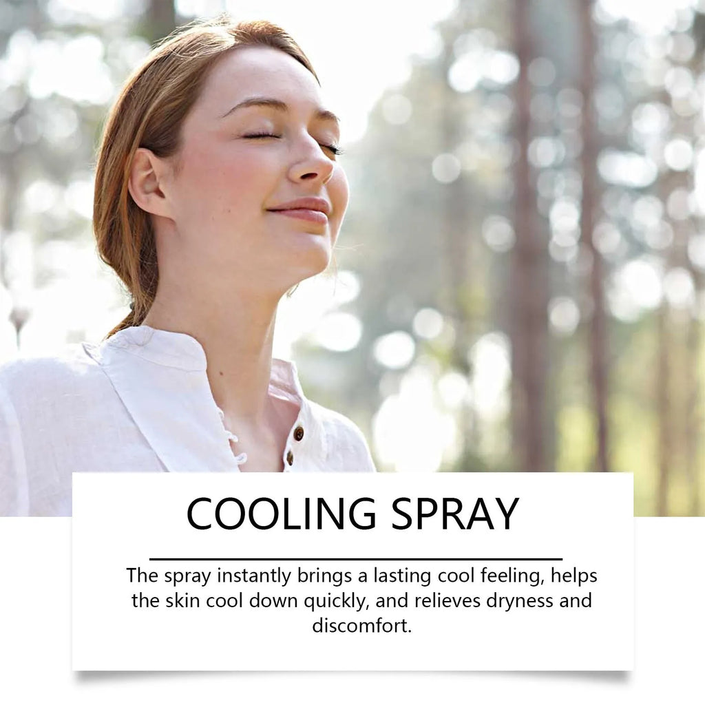 50ml cool spray bottle for summer outdoor cooling with mint extract