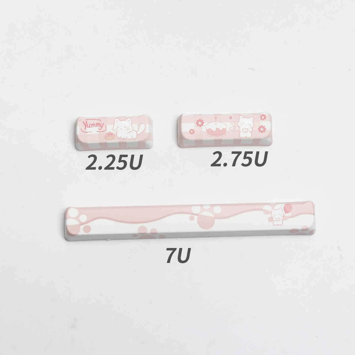 Full set of PBT sublimation printed keycaps for mechanical keyboards, over 98 keys with universal profile