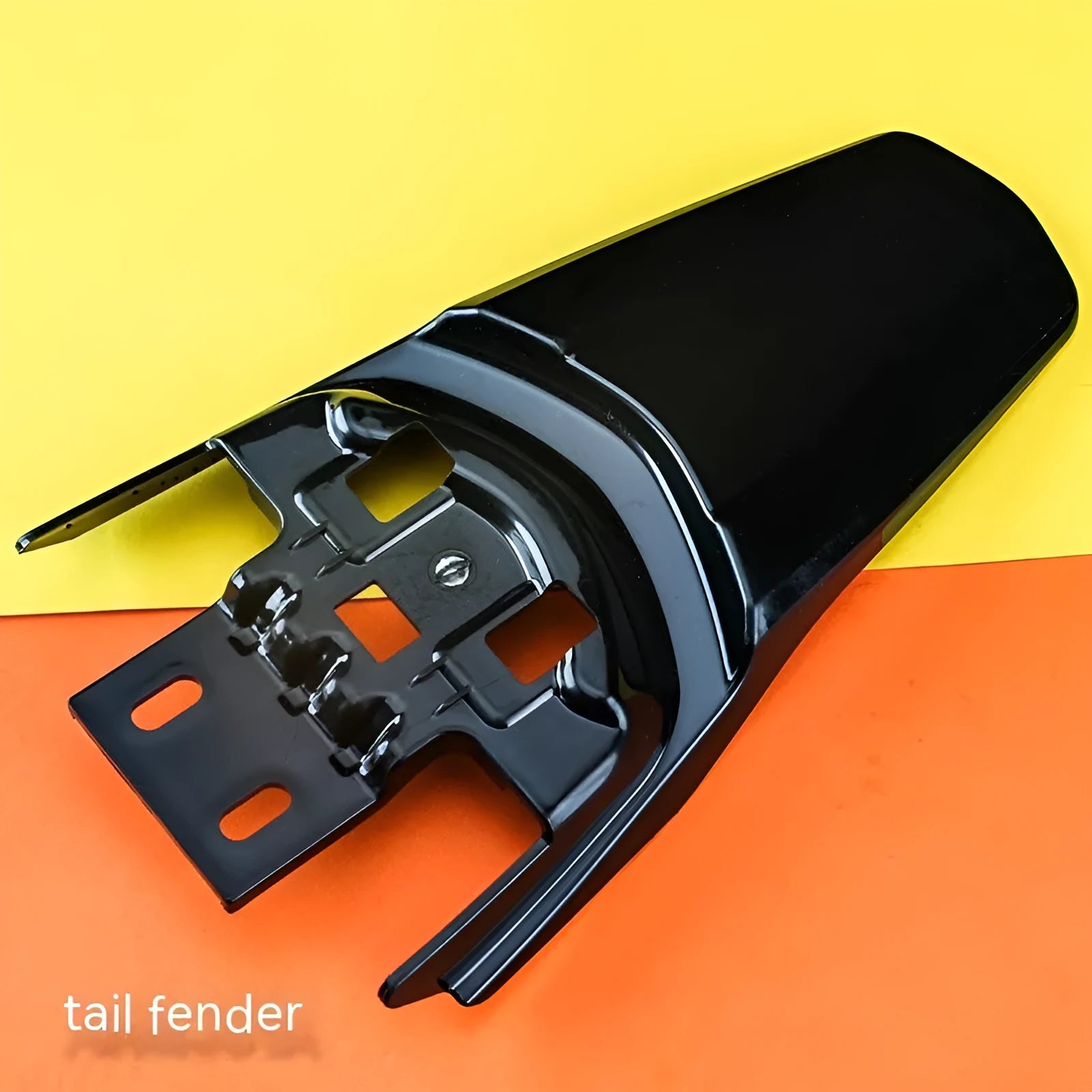 Carbon fibre tail mudguard for Light Bee electric off-road bicycle with lengthened rear fender