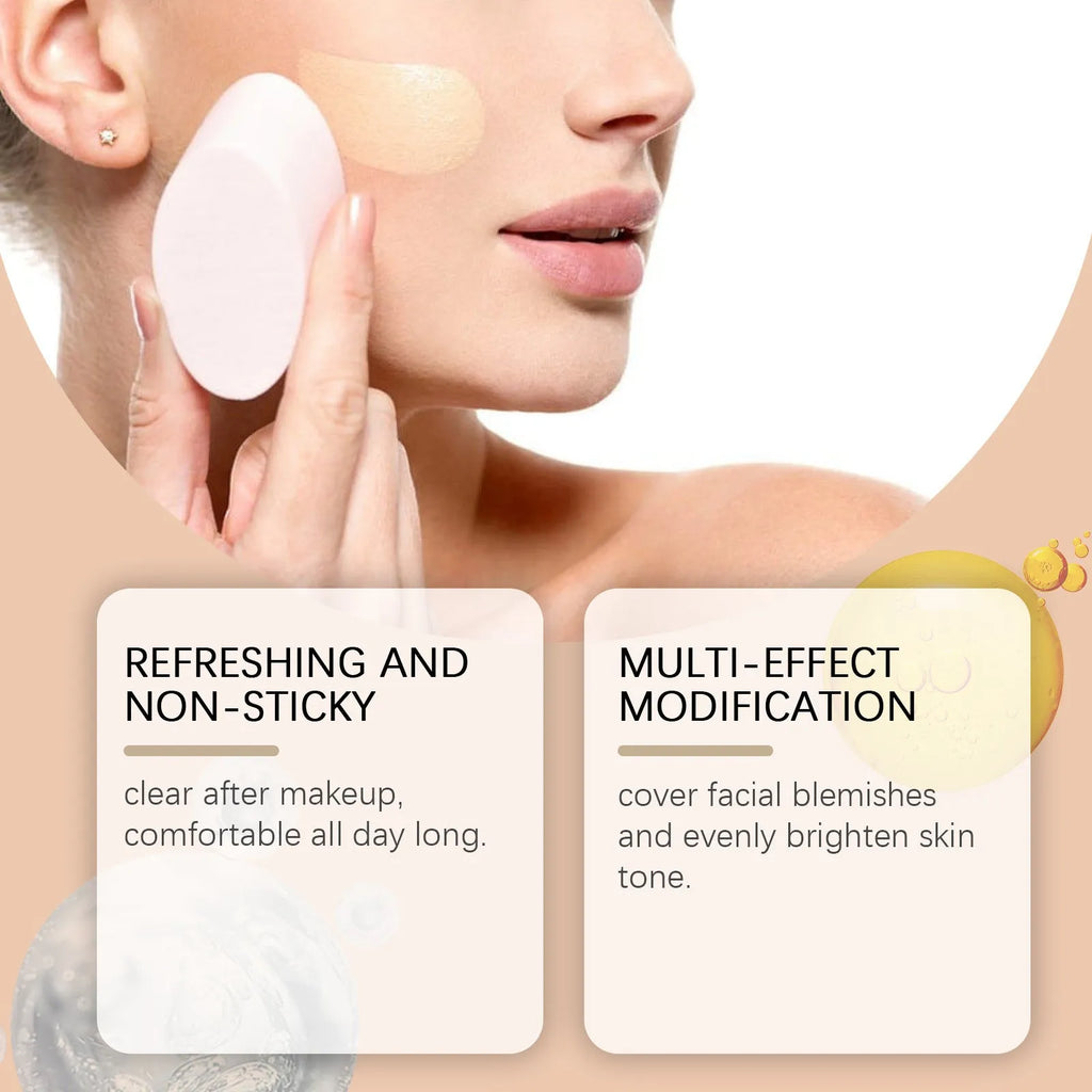 3.5ml medium skin liquid foundation concealer with moisturising formula