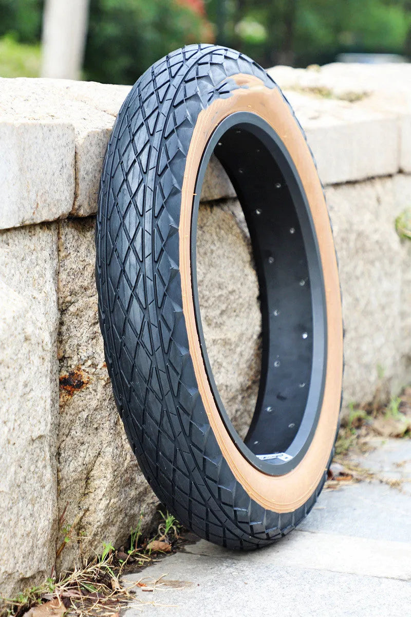 Brown 20x4.0 snowmobile beach car replacement tyre with skin edge design