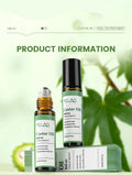 Castor oil roll-on 10ml portable hair growth and regeneration serum for scalp nourishment