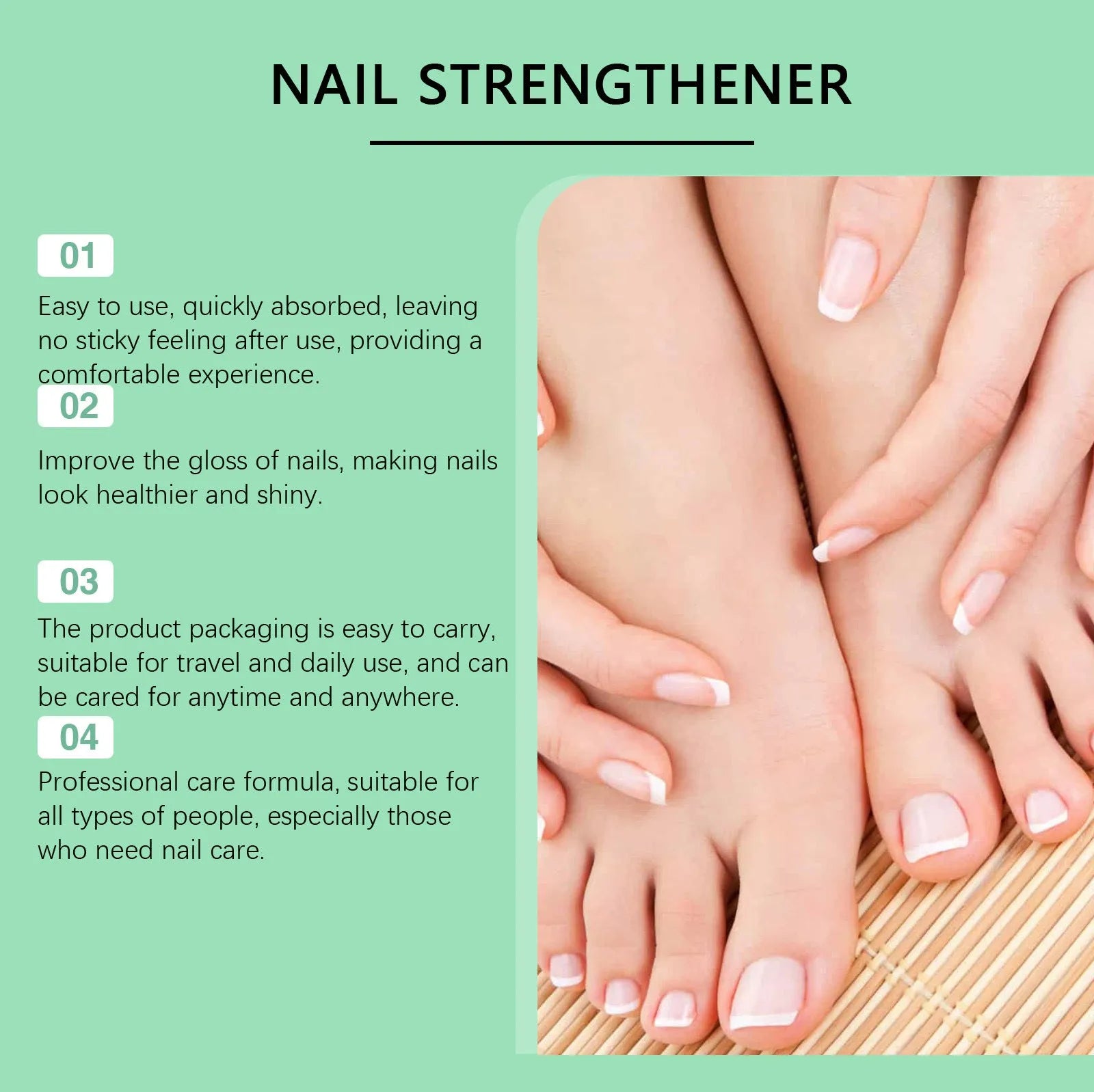 30ml bottle of clear nail nursing solution for daily gentle cleaning