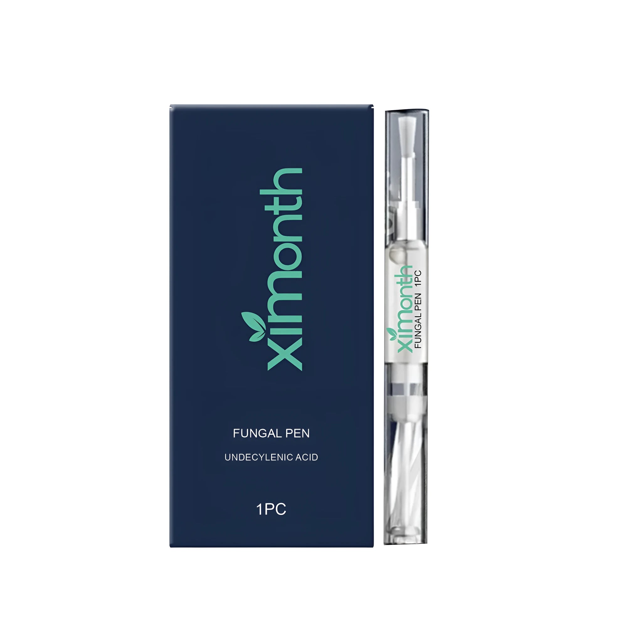 A single antibacterial nail repair pen with a clear ingredient list including tea tree oil and honey.