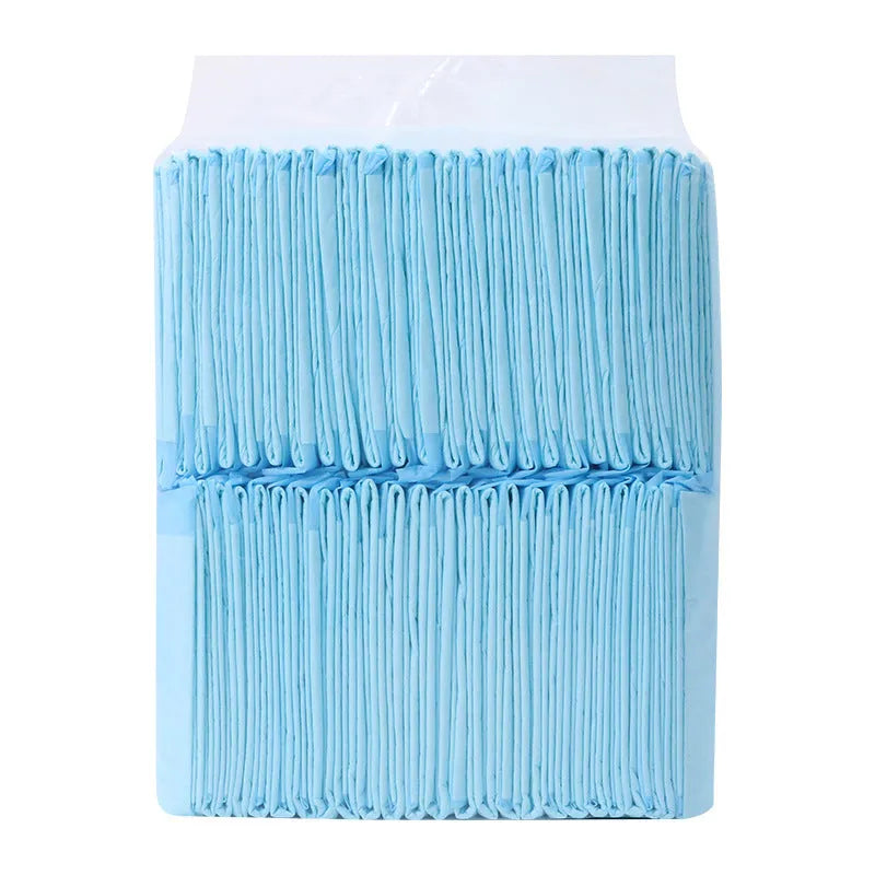 Pack of pet urinal pads showing different sizes and model types for dog and cat incontinence