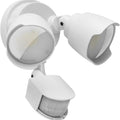 White LED human body induction security lamp with motion sensor for outdoor courtyard or garage lighting