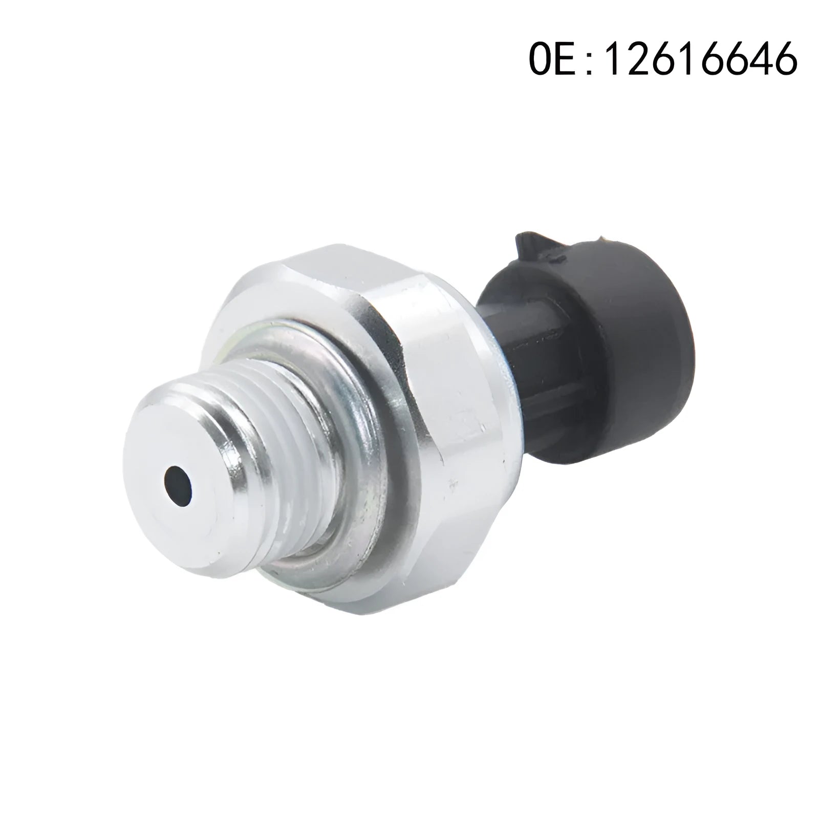 Silver metal fuel pressure sensor for General Motors vehicles part numbers 12616646 12677836 D1846A