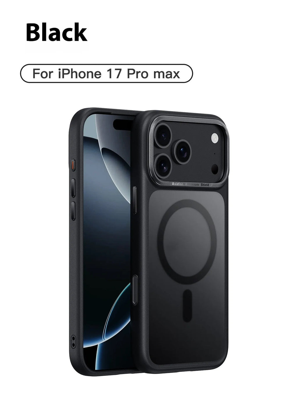 Frosted magnetic phone case for IPhone 17 series in multiple colour options showing anti-fingerprint surface