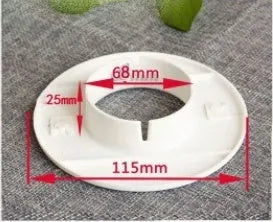 Plastic air conditioning hole cover kit with splits, plug caps, tuyeres, and sealing glue.