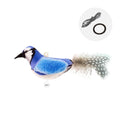 Colourful bird simulation plush cat toy with realistic bird shape for pet play