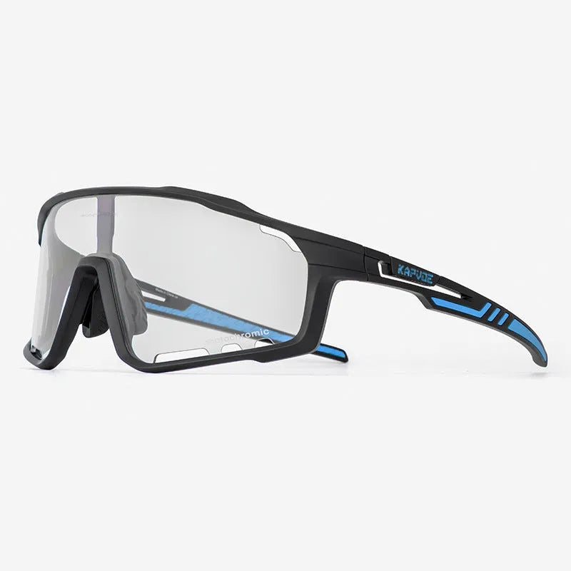 Photochromic cycling sports goggles with TR90 frame and semi-rimless design for outdoor sports