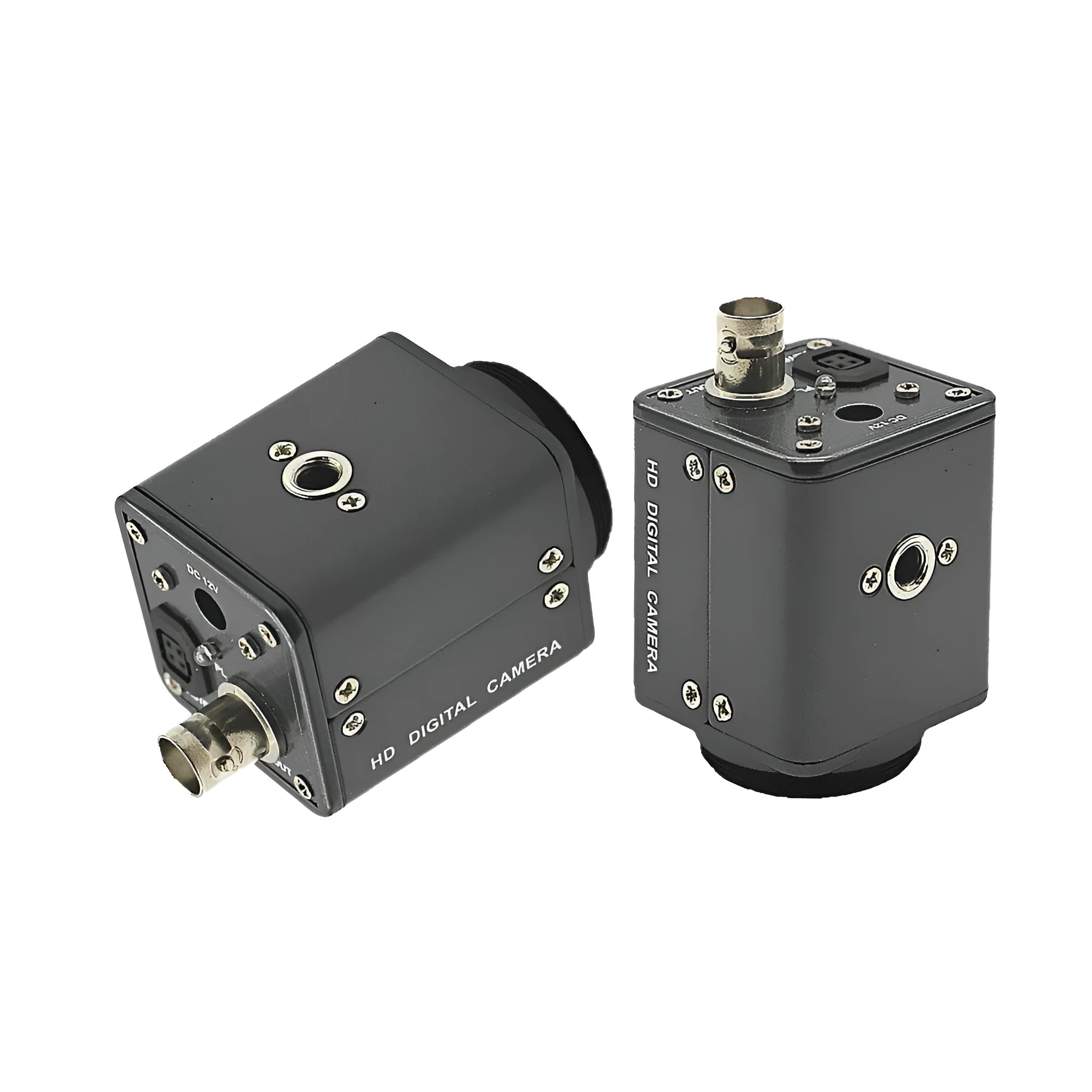 HC-109 mini mechanical microscope industrial camera with metal housing and gun-style design
