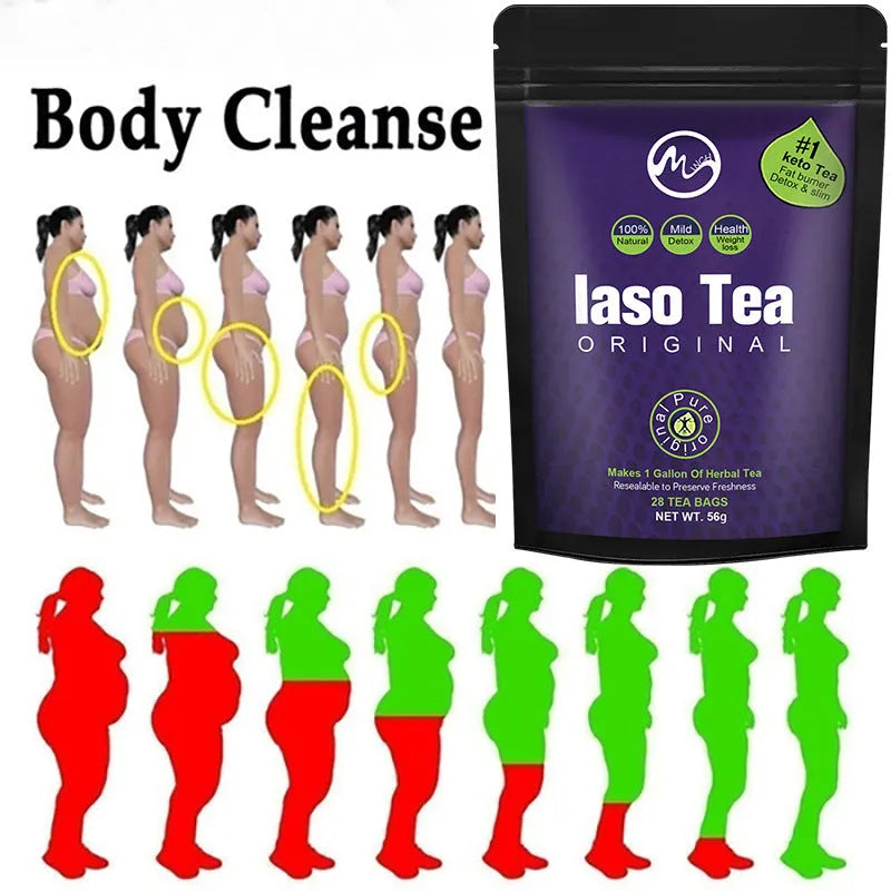 Single sachet of instant slimming tea with sugar-free cold soak formulation