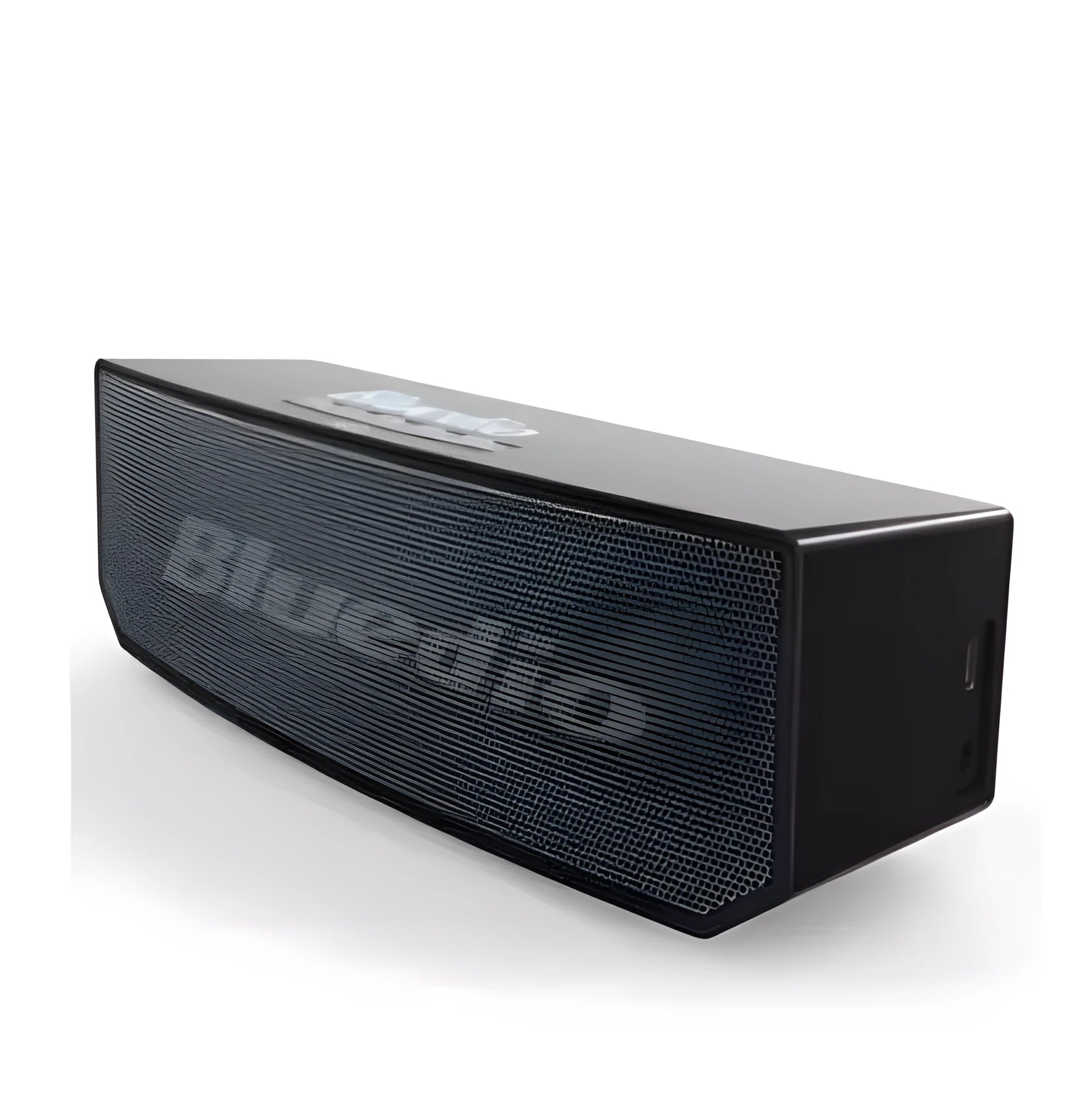 Black BS-6 Bluetooth smart speaker with compact rectangular design