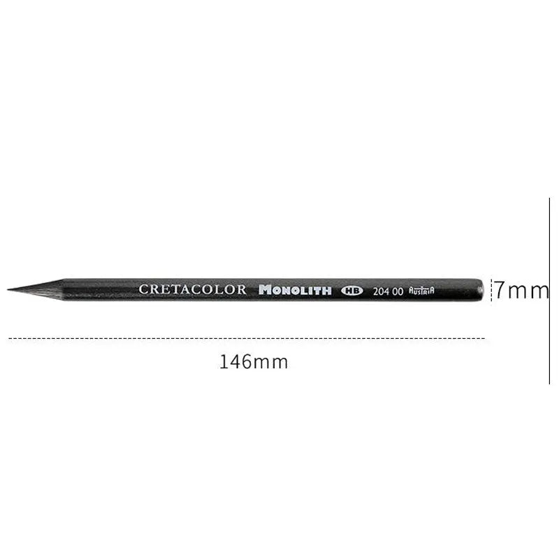 Wood-free graphite sketching pencil in 2B, 4B, or HB hardness for drawing