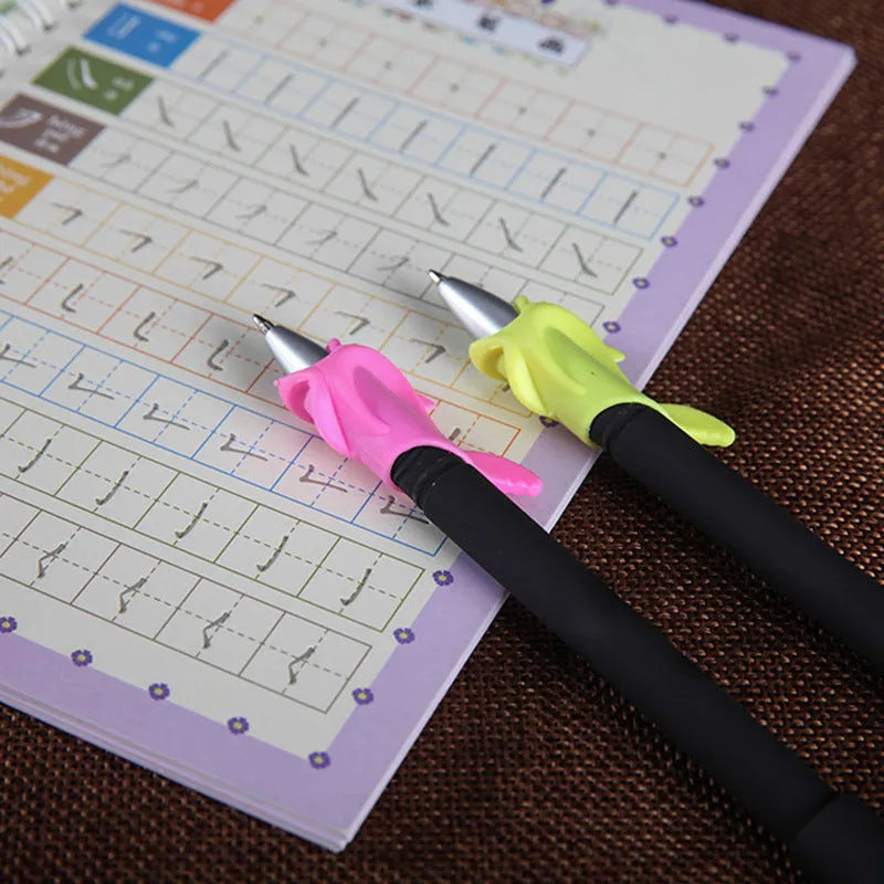 Automatic fade and disappear pen set with pen holder, storage case, and eight refill cartridges for temporary fabric markings