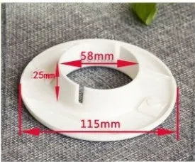 Plastic air conditioning hole cover kit with splits, plug caps, tuyeres, and sealing glue.