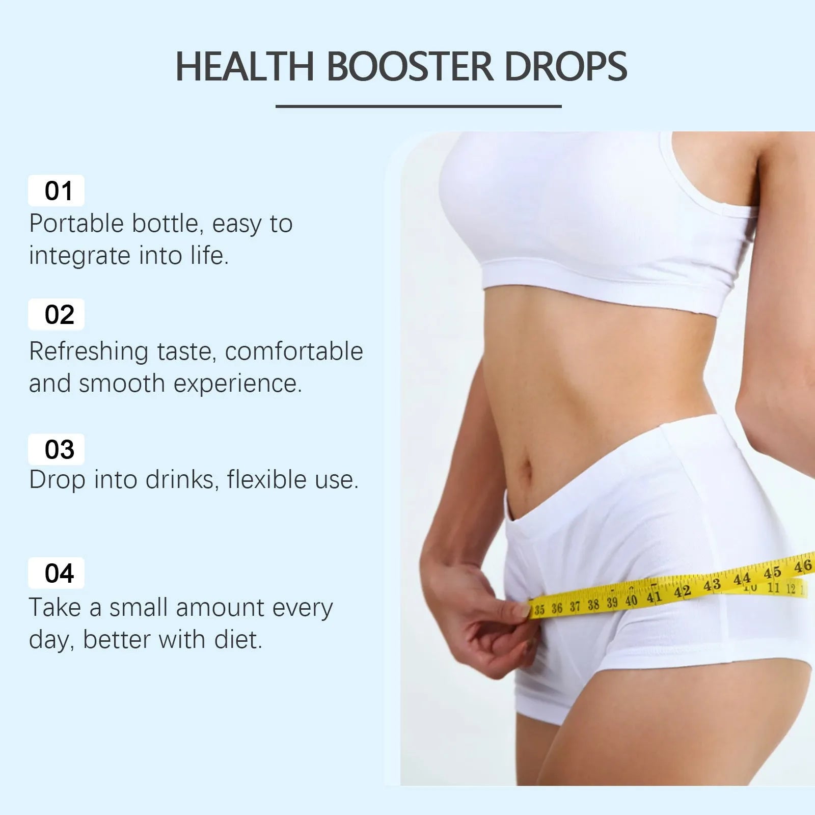 59ml bottle of Body Care Drops Daily Mild topical treatment with droplet dispenser