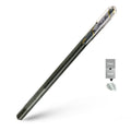 Flash 1.0mm glitter gel pen in multiple colours showing metal barrel and pearlescent ink.