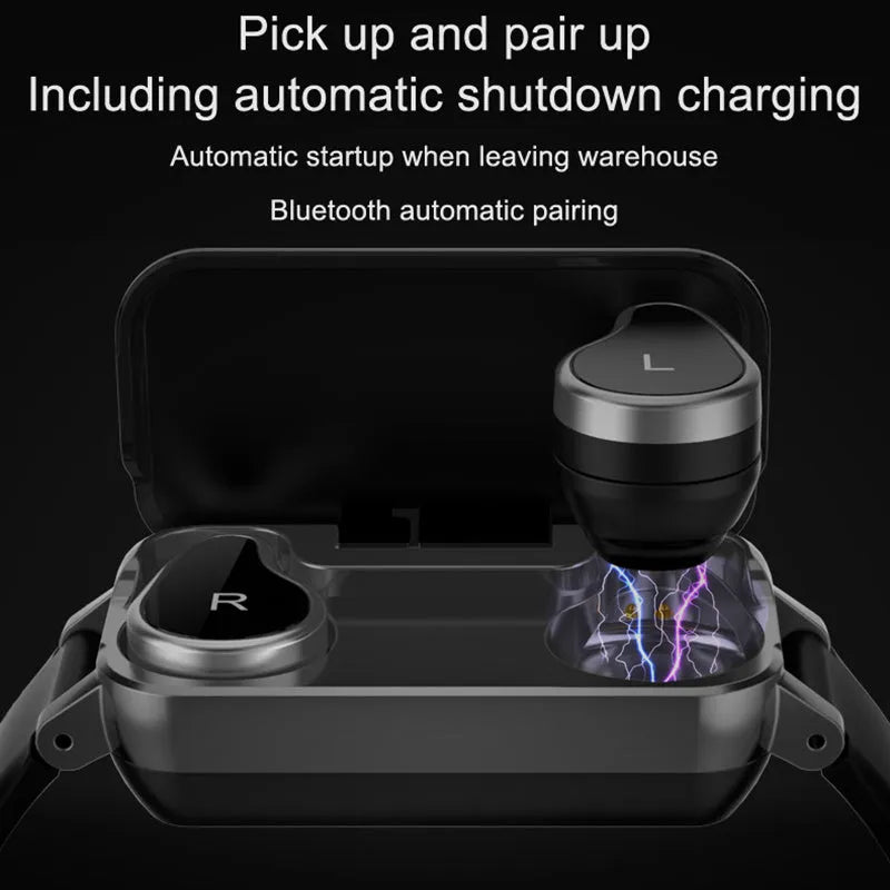 Call Bracelet smart wristband for heart rate monitoring in black, blue, or coffee colour.