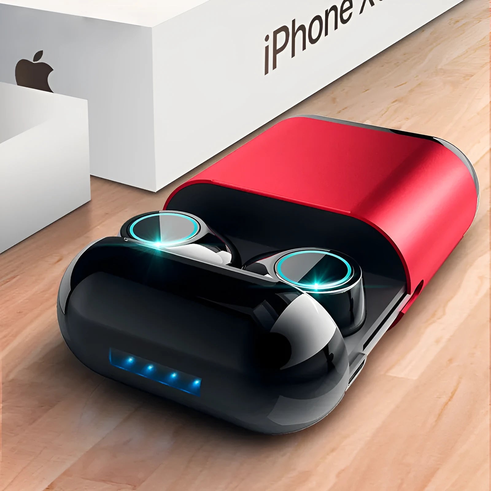 TWS wireless Bluetooth earphones in Black, Gold, or Light Grey colours with Bluetooth 5.0 and 30 day standby