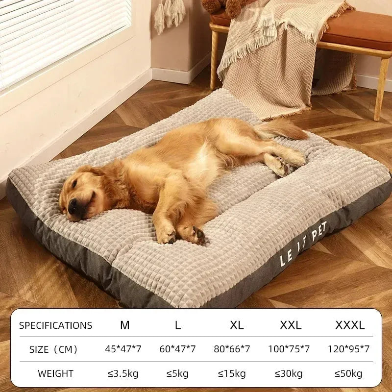 Coffee coloured dog bed with a detachable soft fleece blanket, shown with a cushion base for a large breed dog.