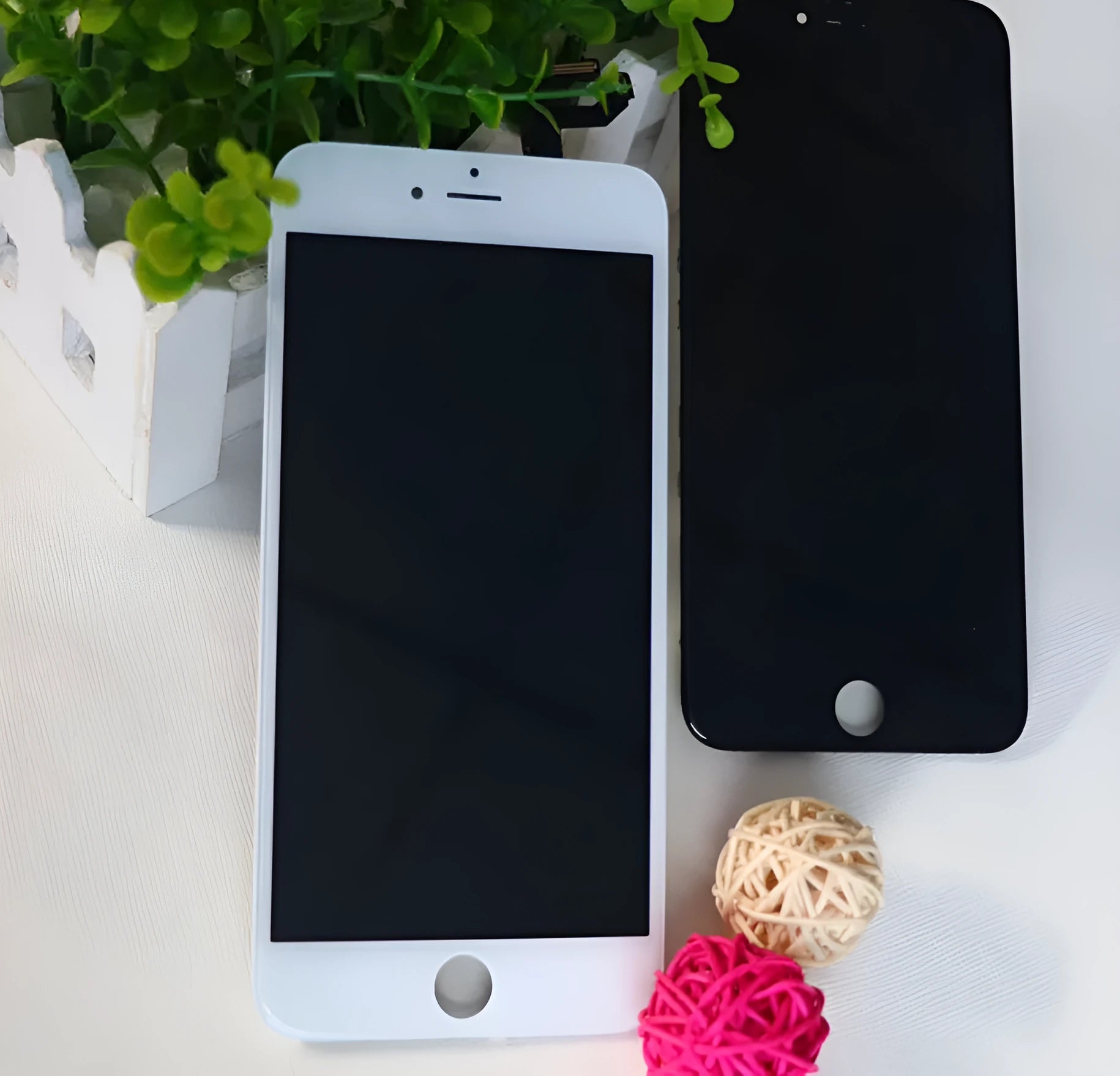 iPhone LCD touch screen display replacement assembly with capacitive screen for 6 to 8 Plus models