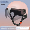 3C certified polypropylene motorcycle helmet with sun protection for electric vehicles