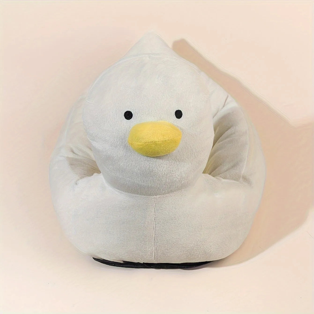 Duck-shaped fluffy pet bed sofa in blue or white colour for small dogs and cats