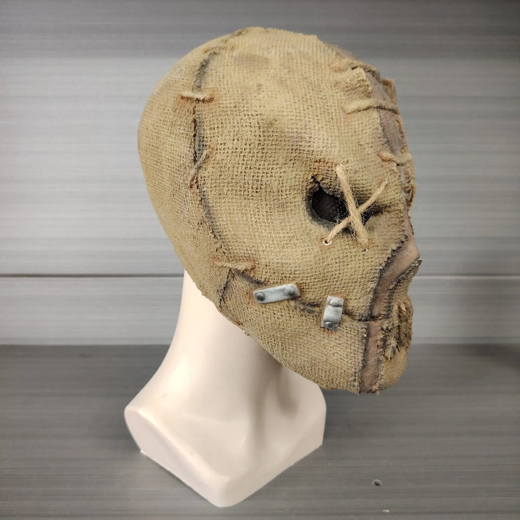 Latex scar skull horror mask head cover for Halloween and carnival costumes