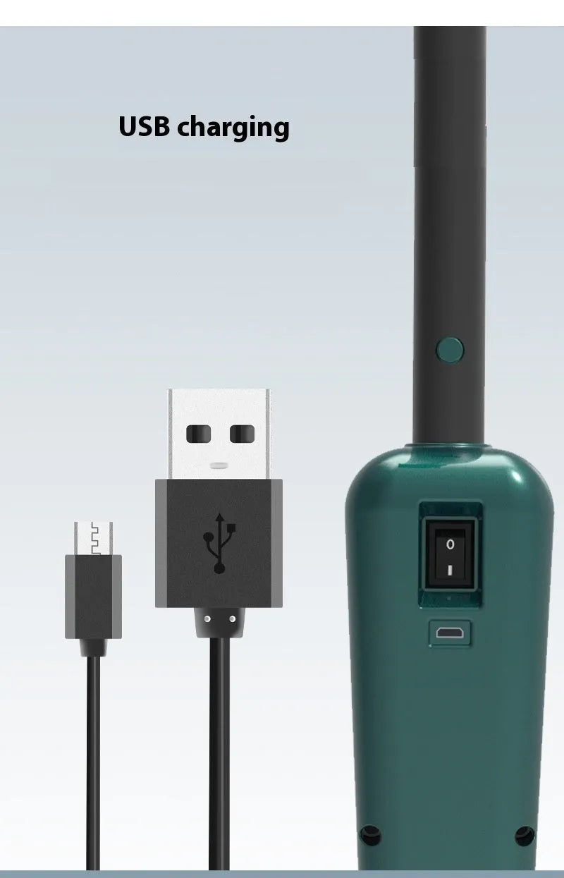 Wireless electric sweeping and mopping machine with USB charging port and separate wash basin