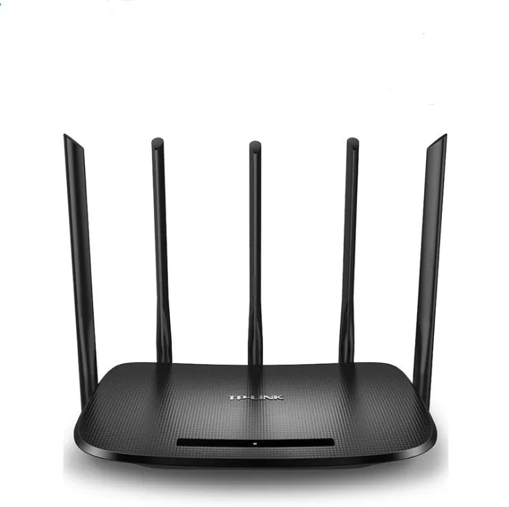 Wireless router dual-band gigabit black for fibre broadband with VPN support