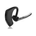 V9 Business Bluetooth wireless headset with ergonomic earpiece and microphone for dual phone connectivity.